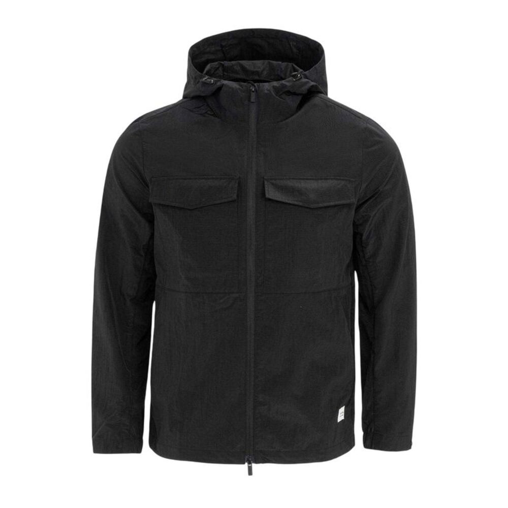 Firetrap Mens Windproof Reflective Jacket / Black